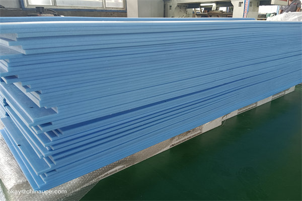 orange peel hdpe plastic sheets green 1/2